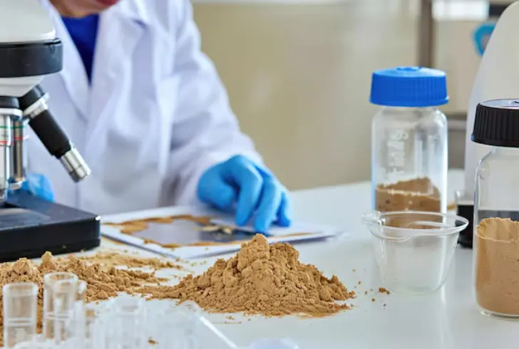 Protein powder lab testing samples